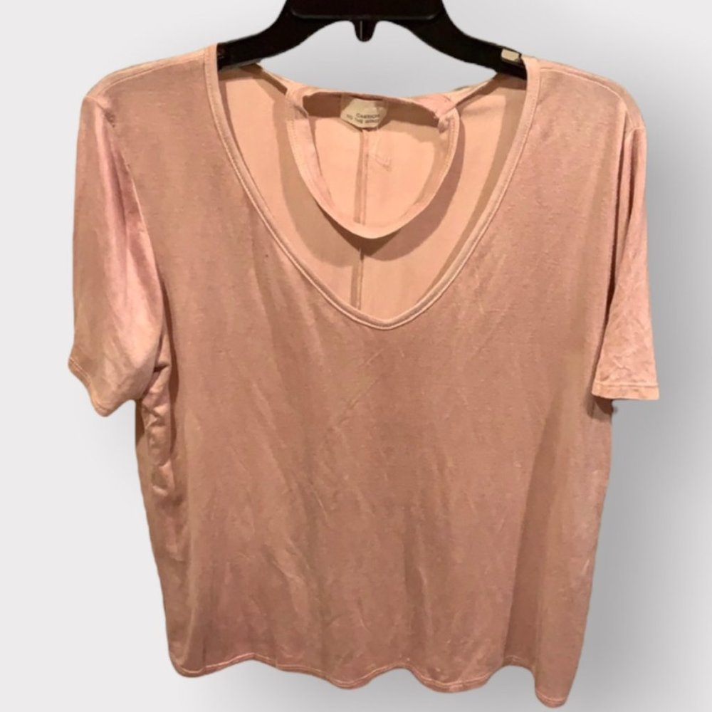 Caution to the wind pink t-shirt